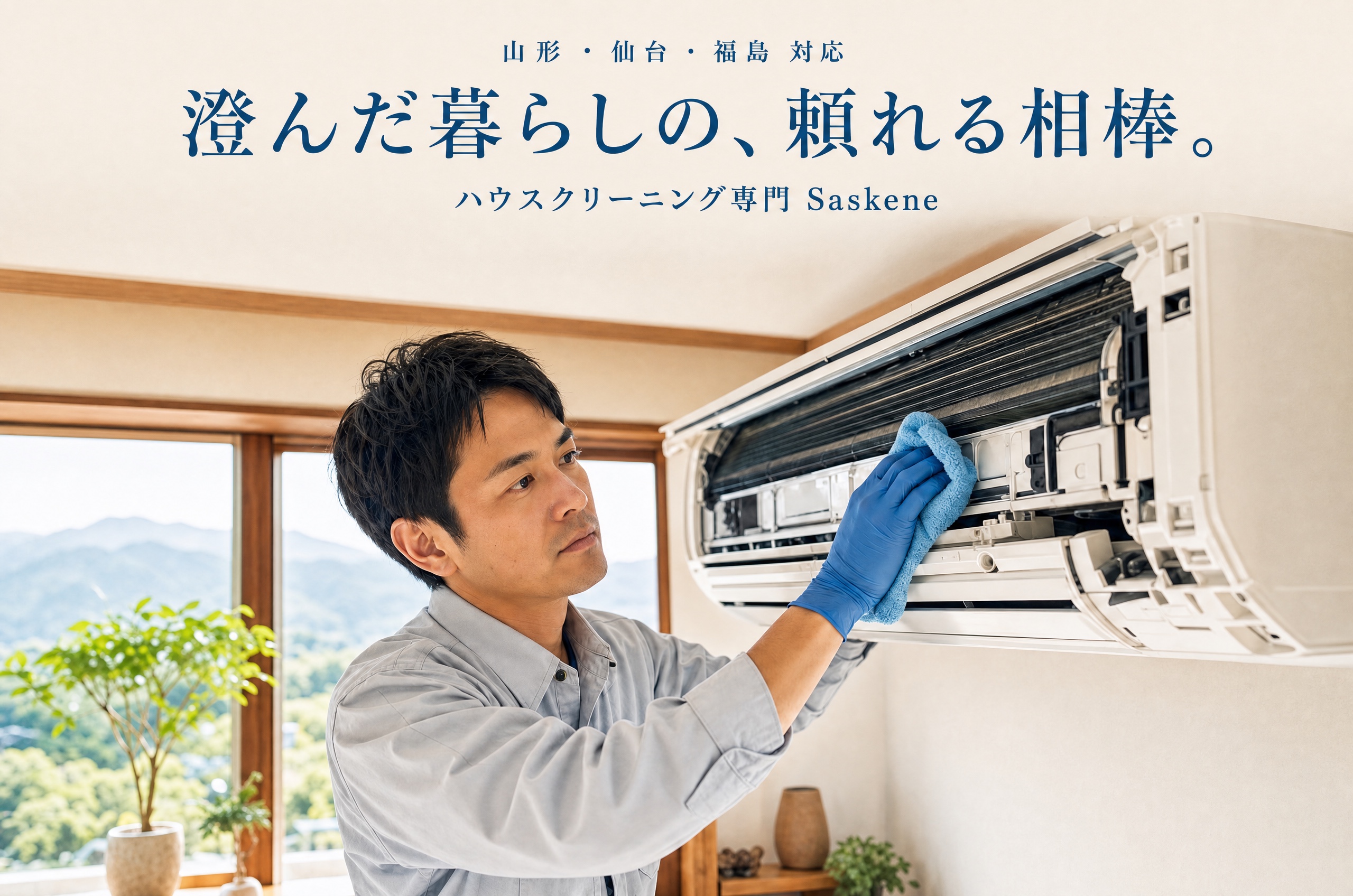 Saskene 山形・仙台・福島対応 澄んだ暮らしの、頼れる相棒。ハウスクリーニング専門